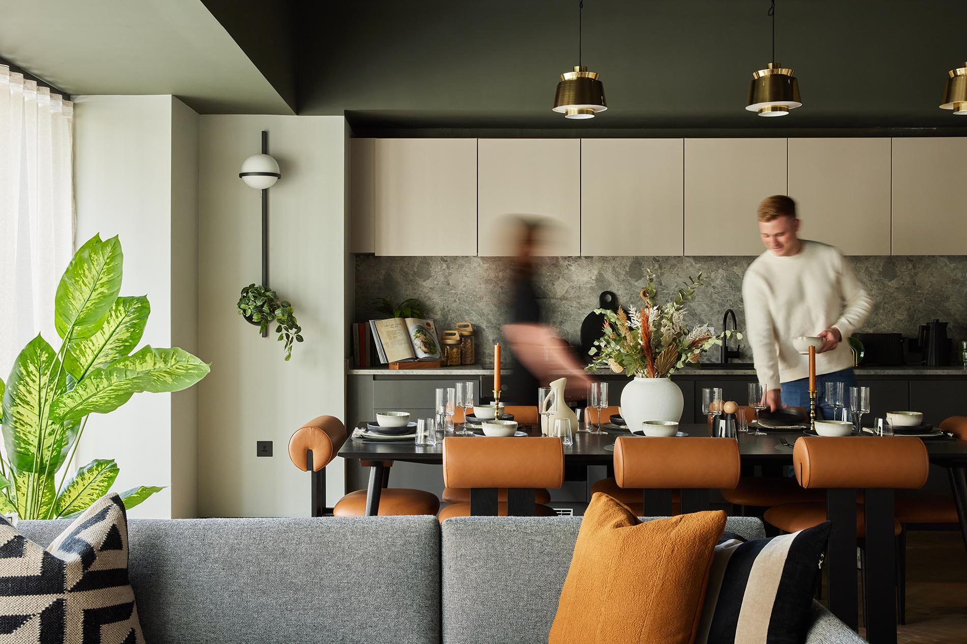 Setting Dinner Table