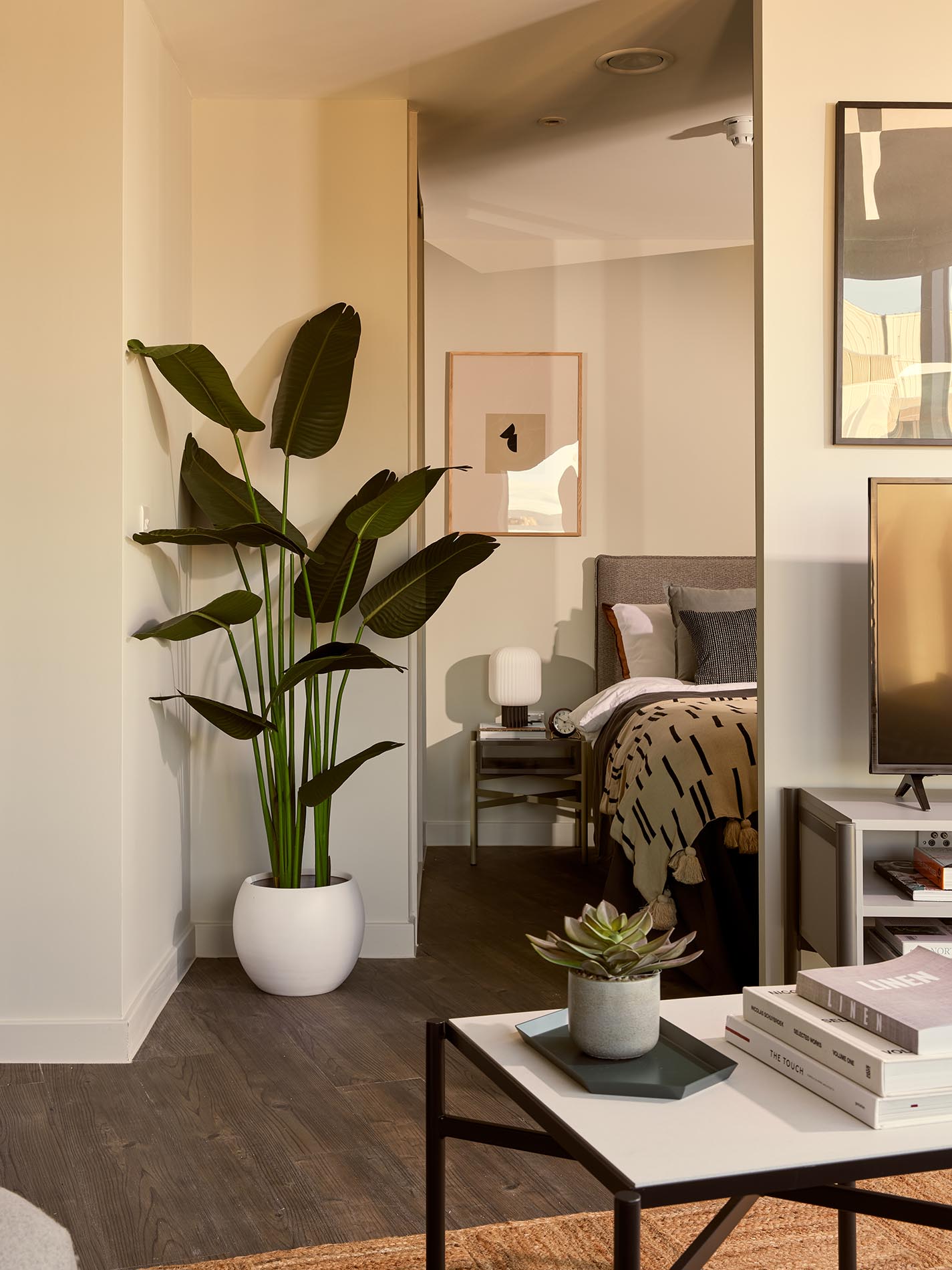 View From Living Room to Bedroom