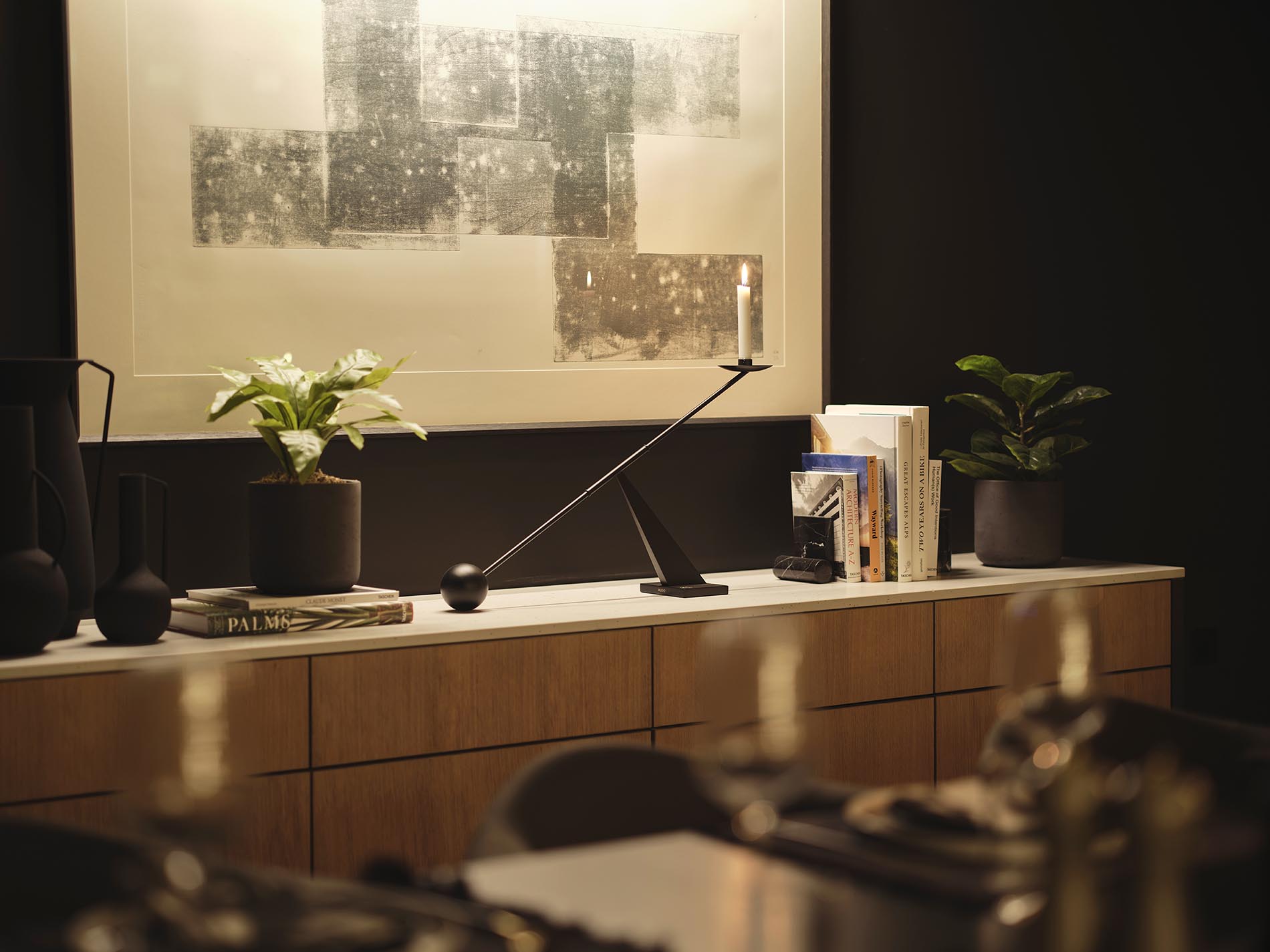 Sideboard with Decorative Accessories Sideboard with Decorative Accessories