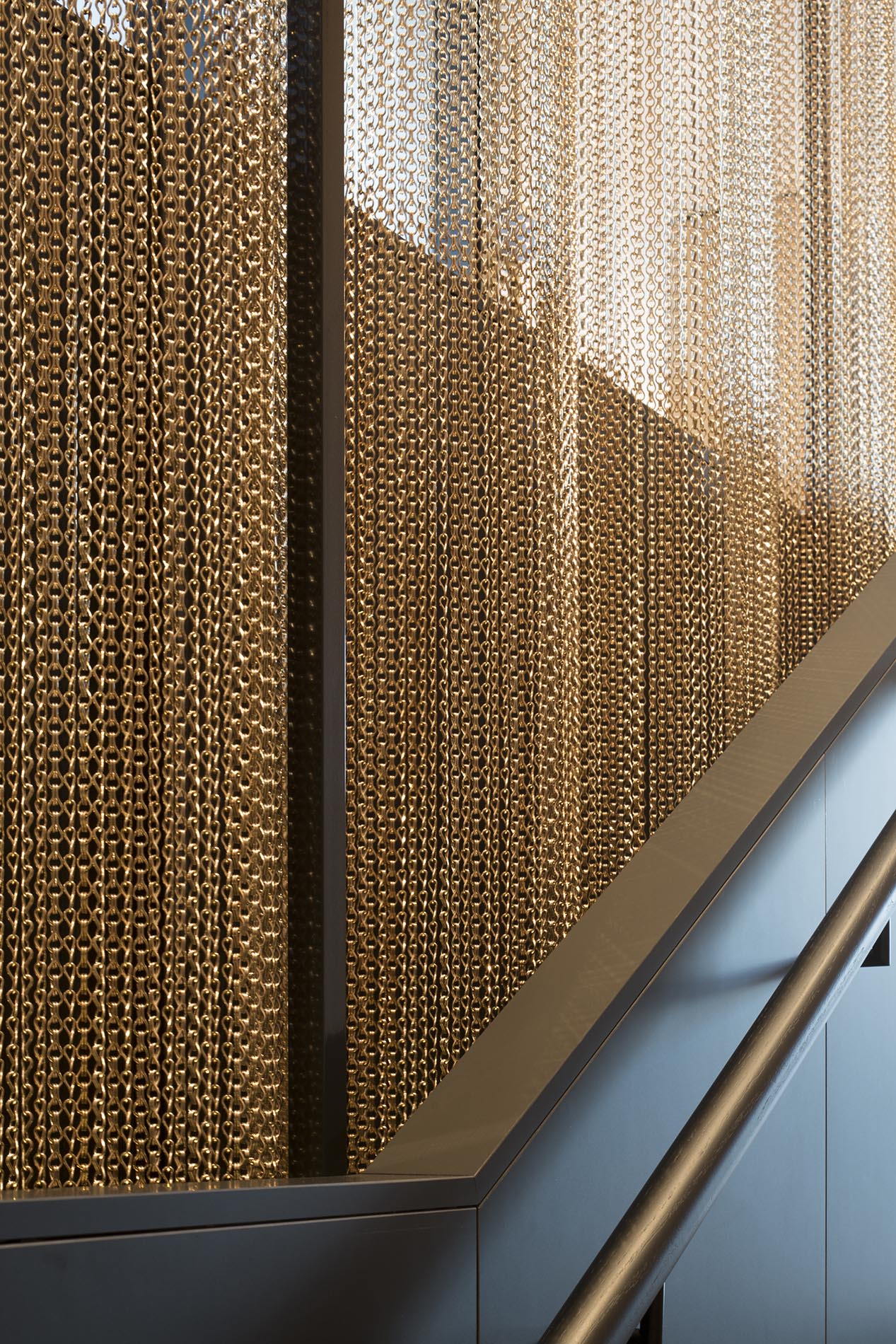 Curtain detail on stairs Curtain detail on stairs