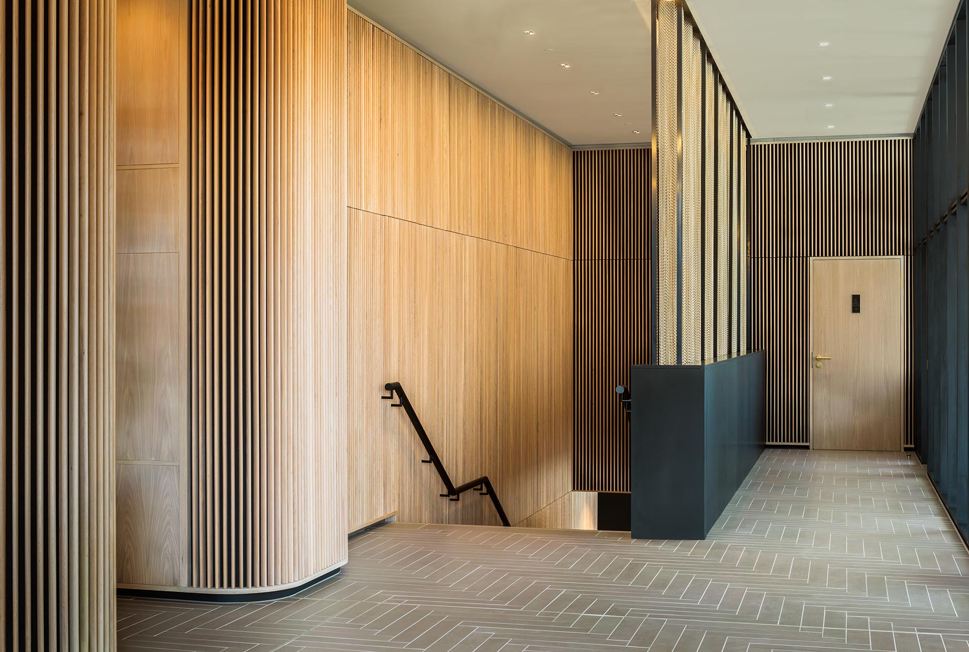 Upper stairwell area Upper stairwell area