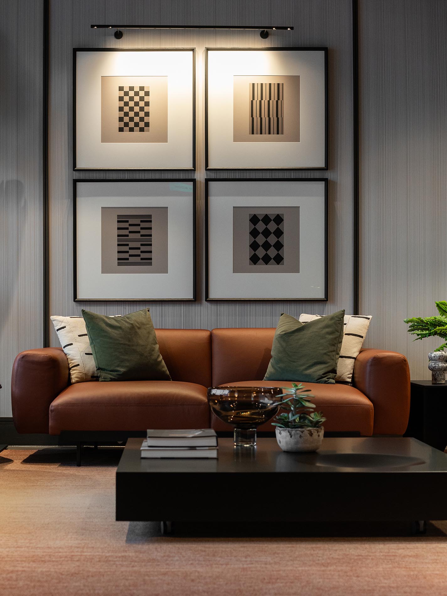 Sofa and Wall Art