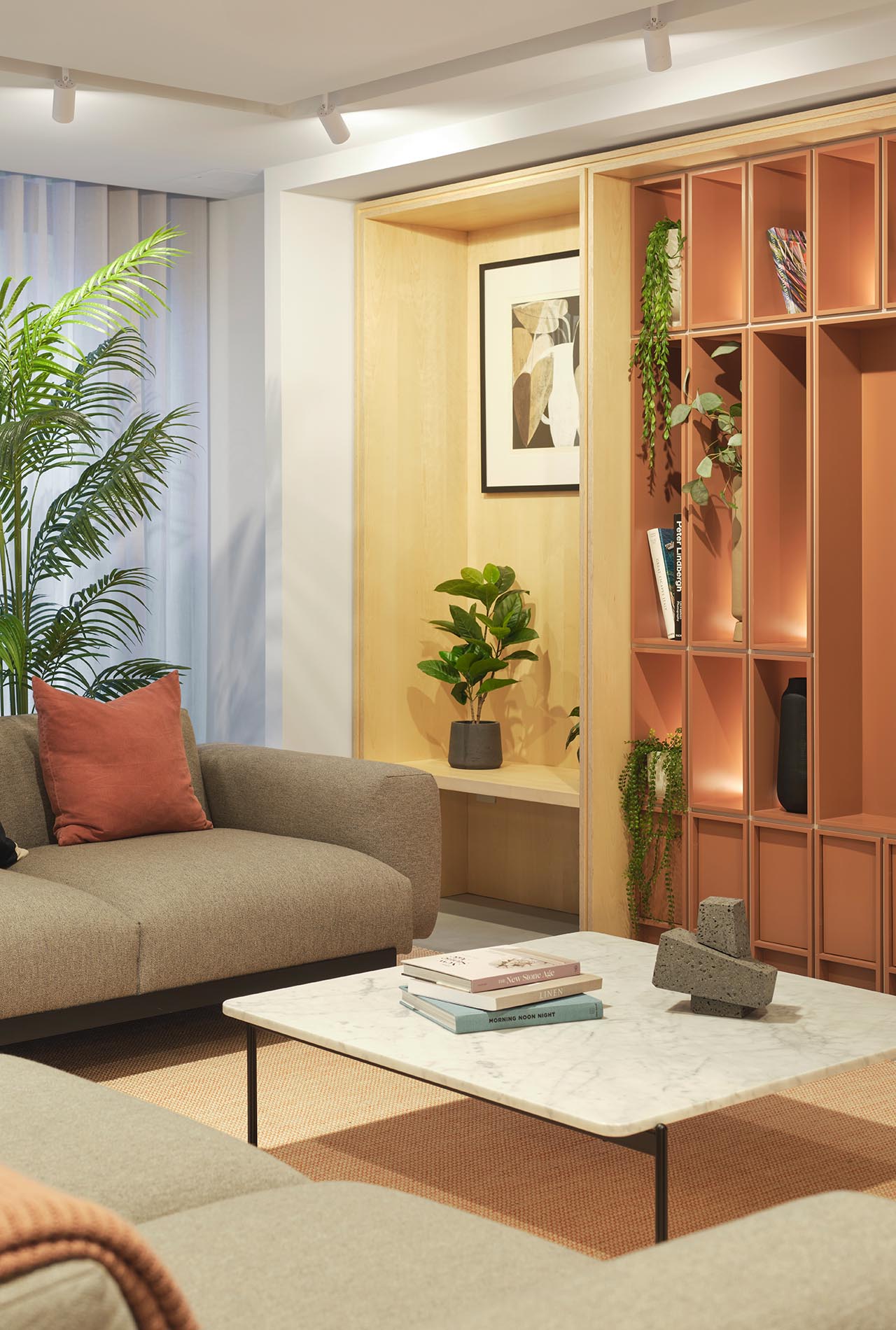 Seating Area Corner with Coffee Table